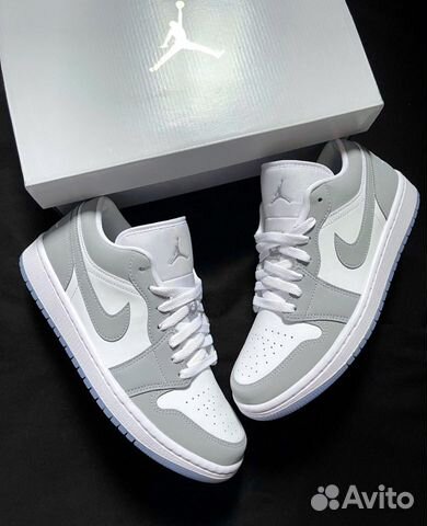 Air jordan 1 low wolf grey (w) 6us