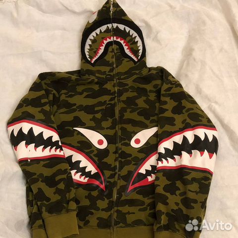 Зип худи bape zip hoodie