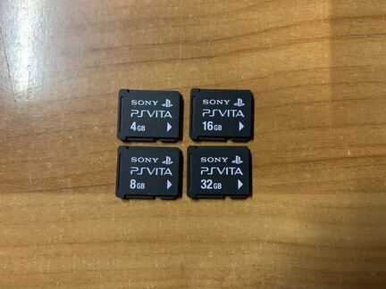 Sony PlayStation Vita карты памяти