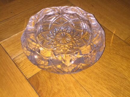 Пепельница хрустальная