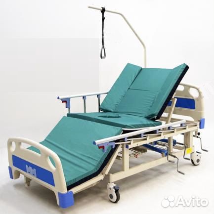 Кровать для лежачих больных рассрочка +кресло+туал