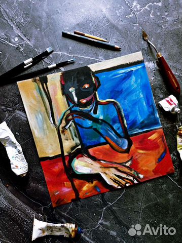 Картина абстракция