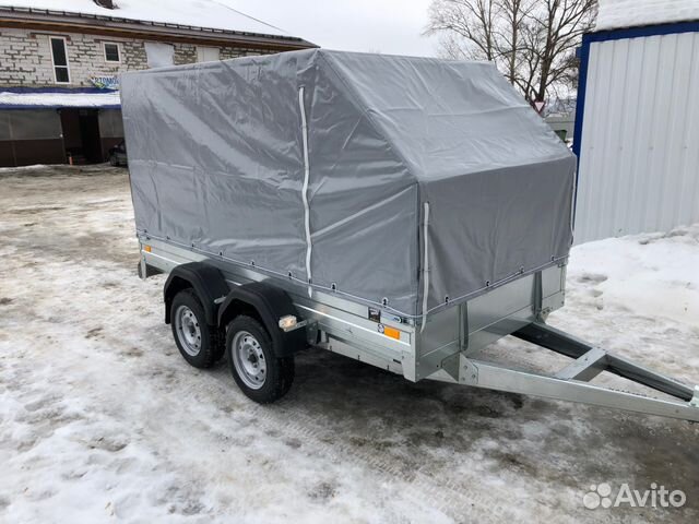 Прицеп сст-7132-11 3,4х1,45 2-х осный,оцинк. Новый