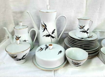 Сервиз Черная роза - блюдо