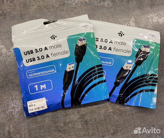 Кабель удлинительный dexp USB 3.0 A - USB 3.0 A