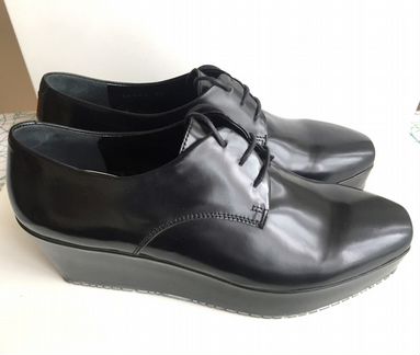 Туфли черные на платформе Rossetti One