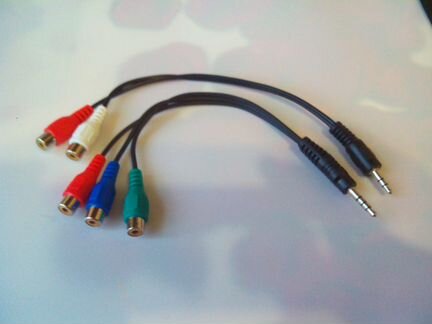 Переходники для LED телевизора RCA - Jack 3.5 мм