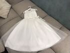 Платье белое 110-116 baby go