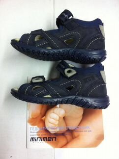 Разм 25 и 26 Новые кожаные ортоп сандалии Минимен