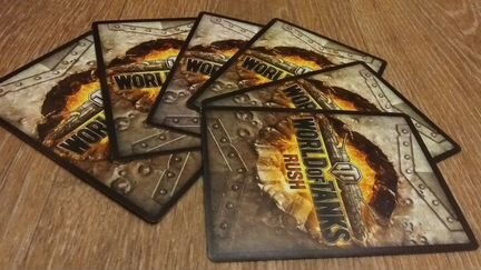 Набор карт для настольной игры World of tanks