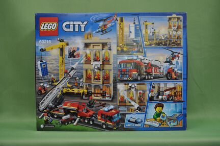 Lego 60216 Центральная пожарная станция (новый)