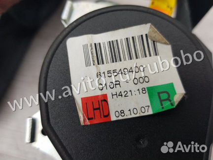 Ремень безопасности передний правый Vw Golf 6 CGG