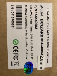 Камера beward BD4640DM новая В упаковке