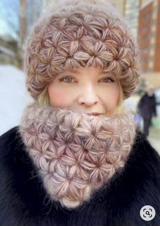 Шапка +снуд