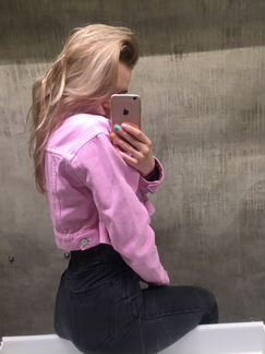 Джинсы чёрные zara завышенная талия молния