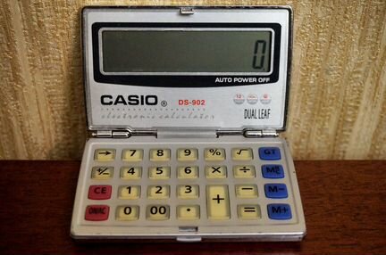 Калькулятор электронный Casio раритет редкий