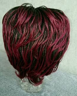 Парик Elegant Hair Япония каштан/бордо с косичками