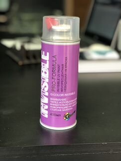 Уф краска флюоресцентная invisible