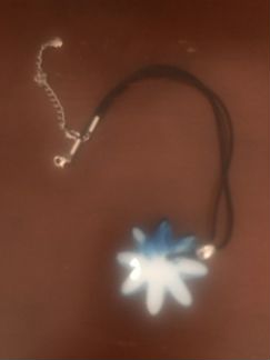 Подвеска из чешского стекла