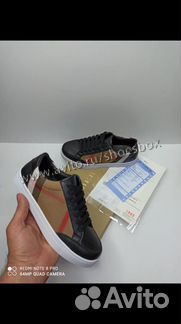 Кеды burberry черные