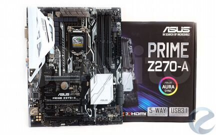 Asus Prime Z270A + I7 7700ES + 16Gb DDR4(2х8) +баш