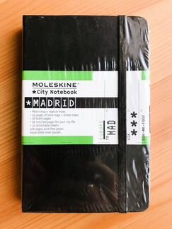 Новый Moleskine Madrid Молескин Мадрид