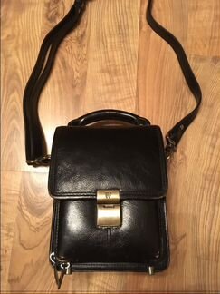 Мужская сумка - барсетка wanlima из нат.кожи - Б/У