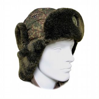 Шапка-ушанка зимняя армейская бтк-групп вкбо вкпо