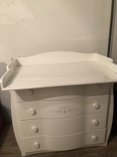 Детский пеленальный комод белый