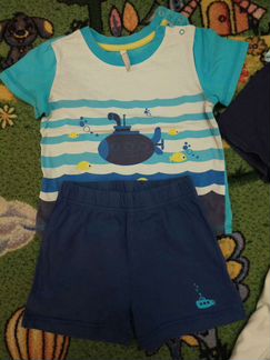 Летние комплекты для мальчика 74 - 80