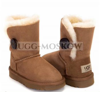 Угги UGG Kids Bailey Button Chestnut Ар-N700