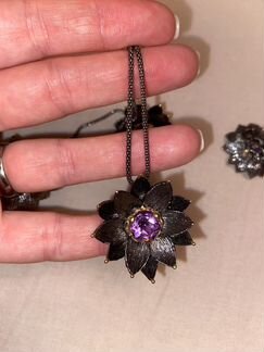 Серебряный комплект Forest opera