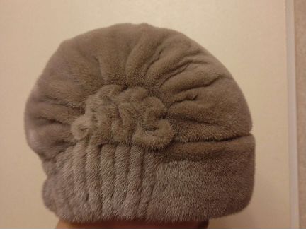 Шапка норковая женская новая