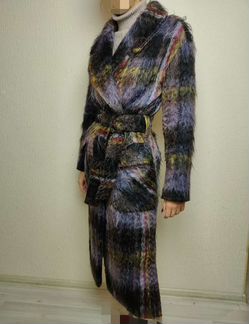 Пальто осеннее 80 шерсть (мохер) 42 размер