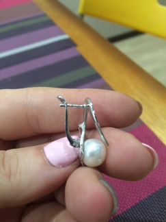 Серьги серебряные