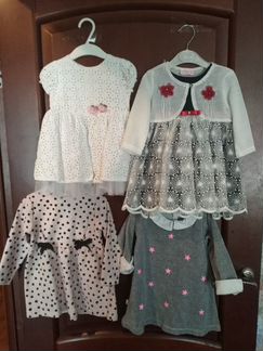 Платья нарядные р. 80, 86