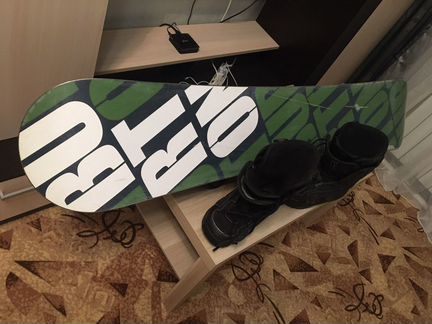 Сноуборд burton(ростовка 175),крепления и ботинки