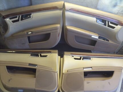 Обивка дверей для Mercedes Benz w221 s221