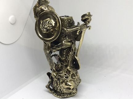 Статуэтка из бронзы зажигалка Каслинское литьё