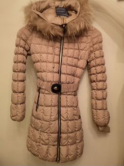 Пуховик desalitto с натуральным мехом