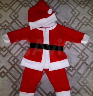 Костюм санты новогодний (68-74 размер)