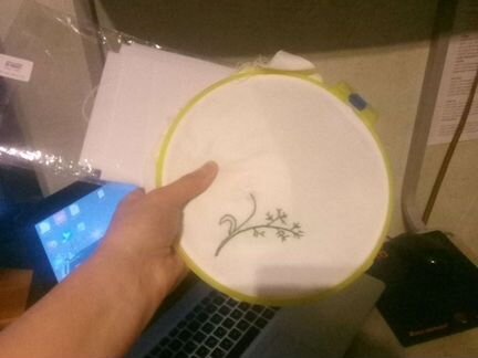 Пяльцы и канва