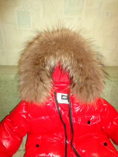 Костюм пуховый с большой опушкой. В идеале