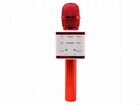 Беспроводной караоке микрофон V7-red