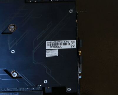 Видеокарта Asus Rog Strix GTX 1070Ti