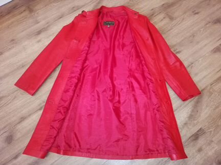 Пальто-френч кожанное неутепленное, пр-во Турция