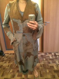 Пальто из кожи