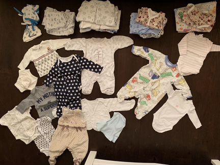 Детские вещи 0-3 мес