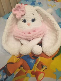 Зайчик пижамница интерьерная игрушка