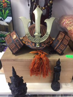 Самурайский кабуто шлем. Япония. Сувенир Чугун